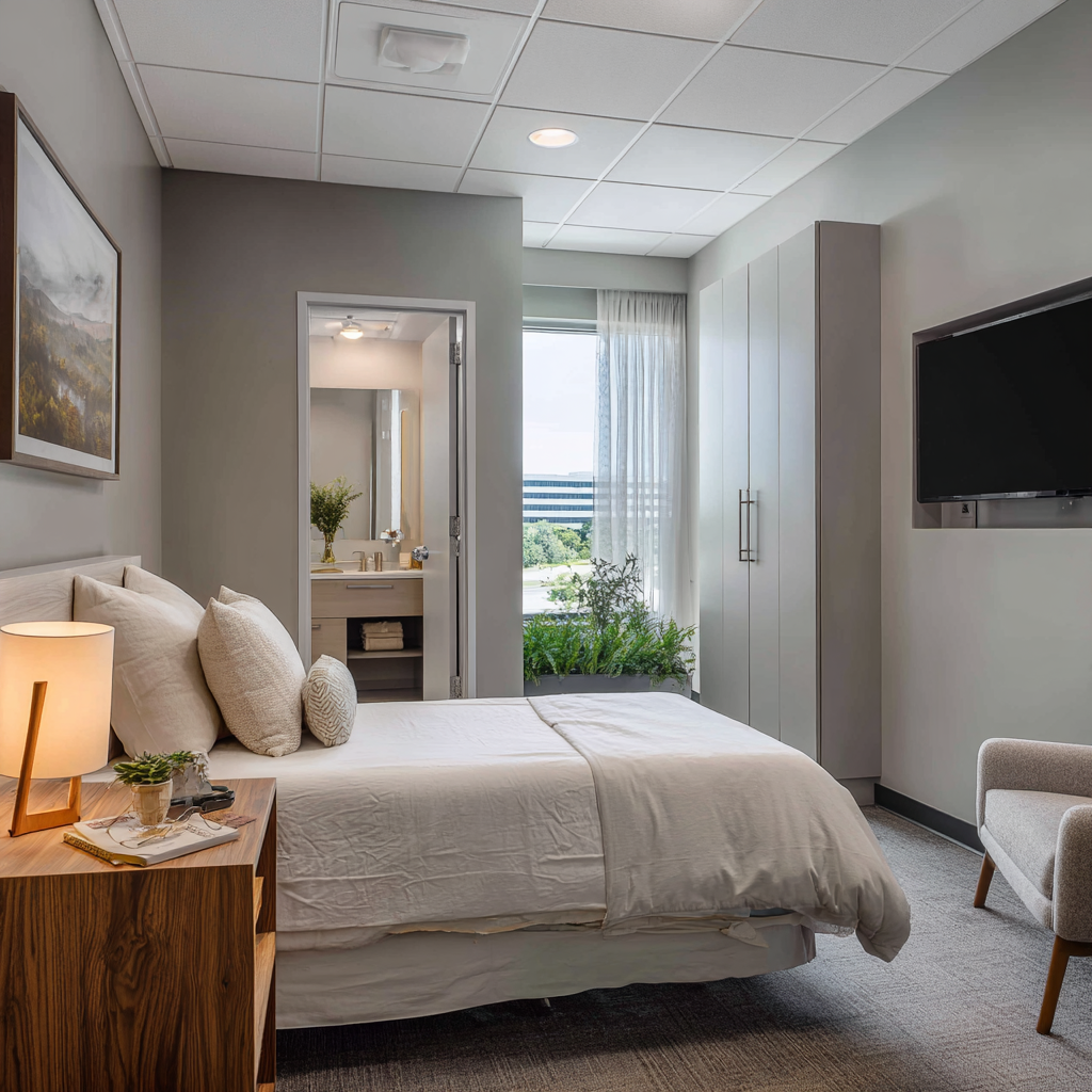 Comfortable accommodations at NRVT Rehabilitation in Chico